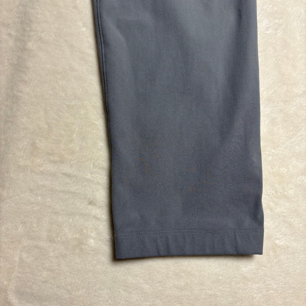 Lululemon Mens ABC Slim-Fit Trousers Warpstreme Size 36 Gray Chino Golf M5AO4S - Picture 6 of 11
